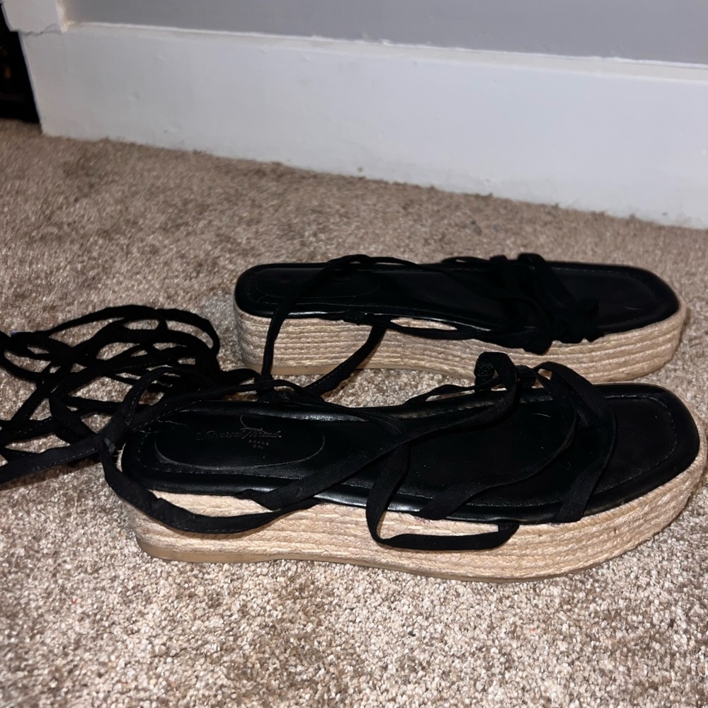 Target Black Espadrille Sandals